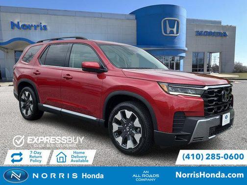 Radiant Red Metallic II 2026 Honda Pilot Touring 8-Passenger