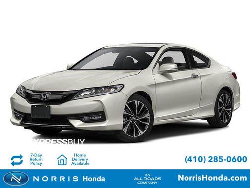 White 2016 Honda Accord EX-L