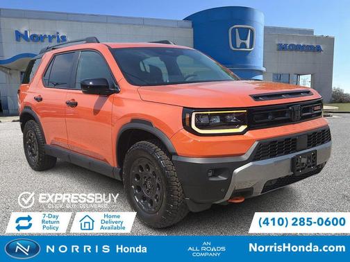 Sunset Orange 2026 Honda Passport AWD TrailSport Blackout
