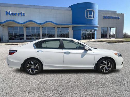 White Orchid Pearl 2017 Honda Accord LX