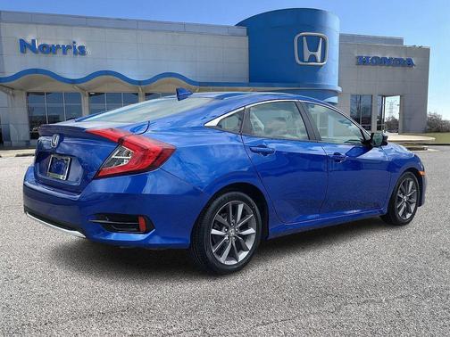Aegean Blue Metallic 2019 Honda Civic EX