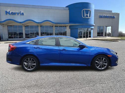 Aegean Blue Metallic 2019 Honda Civic EX