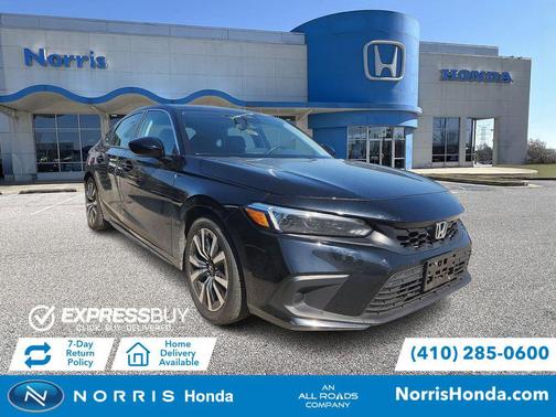 Crystal Black Pearl 2024 Honda Civic EX-L