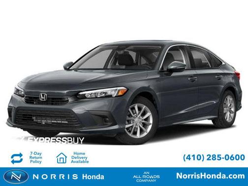 Crystal Black Pearl 2024 Honda Civic EX-L