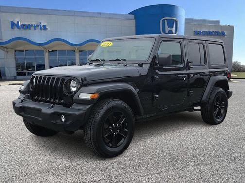 Black Clearcoat 2021 Jeep Wrangler Unlimited Sport Altitude