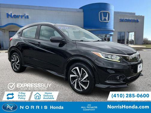 Crystal Black Pearl 2019 Honda HR-V Sport