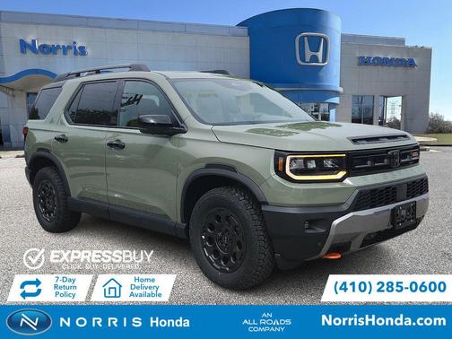Ash Green Metallic 2026 Honda Passport AWD TrailSport Elite Blackout