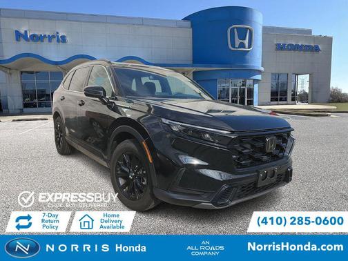 Crystal Black Pearl 2024 Honda CR-V Hybrid Sport AWD