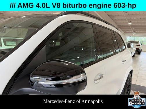 MANUFAKTUR Moonlight White Metallic 2025 Mercedes-Benz AMG GLS 63 Base