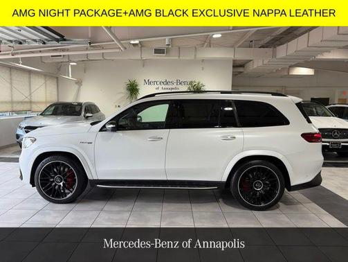 MANUFAKTUR Moonlight White Metallic 2025 Mercedes-Benz AMG GLS 63 Base