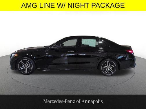 Black 2025 Mercedes-Benz C-Class C 300 4MATIC
