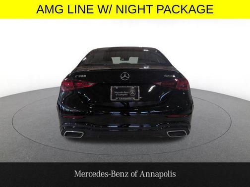 Black 2025 Mercedes-Benz C-Class C 300 4MATIC