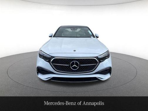 Moonlight White 2026 Mercedes-Benz E-Class 4MATIC