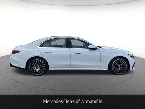 Moonlight White 2026 Mercedes-Benz E-Class 4MATIC