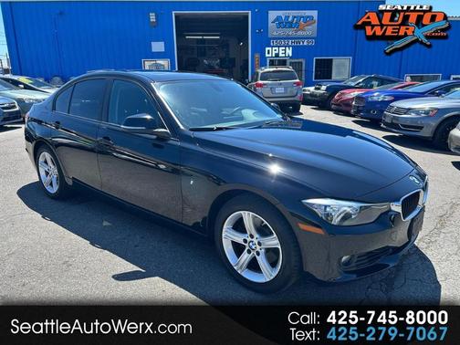 Black 2015 BMW 328 i xDrive Sedan