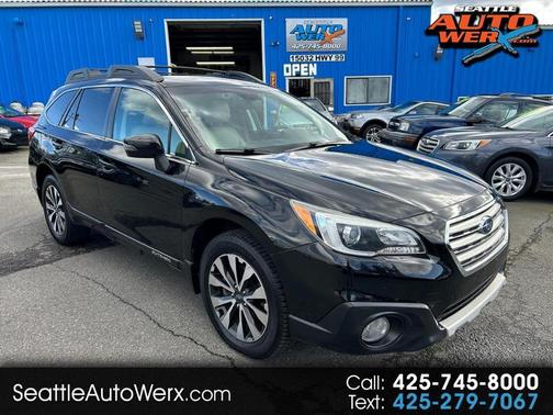 Crystal Black Silica 2016 Subaru Outback 2.5i Limited