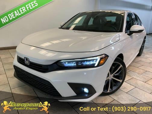 Platinum White Pearl 2024 Honda Civic Touring