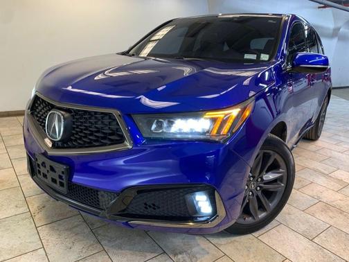 Apex Blue Pearl 2019 Acura MDX 3.5L Technology & A-Spec Pkgs