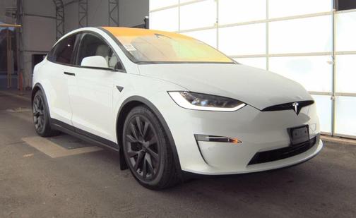 Pearl White Multi-Coat 2022 Tesla Model X Dual Motor All-Wheel Drive