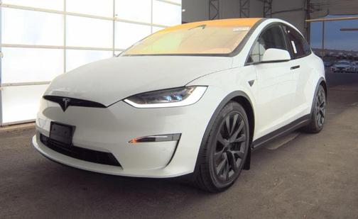 Pearl White Multi-Coat 2022 Tesla Model X Dual Motor All-Wheel Drive