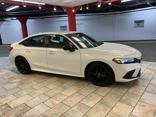 Platinum White Pearl 2022 Honda Civic Sport
