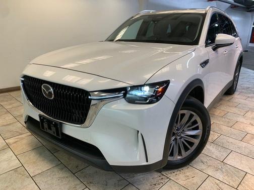 Rhodium White Premium 2024 Mazda CX-90 PHEV Preferred