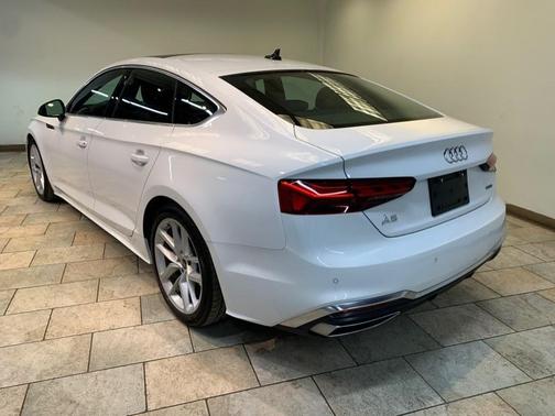 Arkona White 2024 Audi A5 Sportback 45 S Line Premium Plus