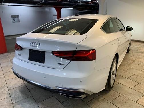 Arkona White 2024 Audi A5 Sportback 45 S Line Premium Plus
