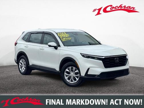 Platinum White Pearl 2023 Honda CR-V LX