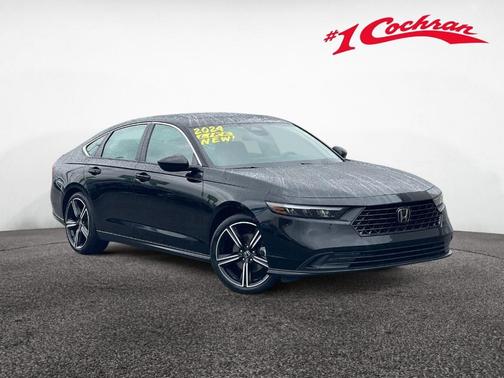 Crystal Black Pearl 2024 Honda Accord Hybrid Sport