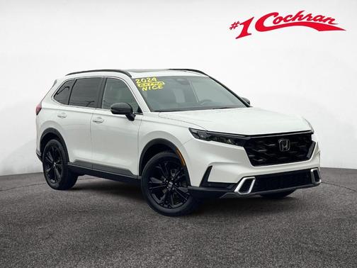 Platinum White Pearl 2024 Honda CR-V Hybrid Sport Touring