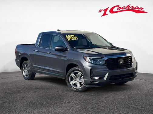 Modern Steel Metallic 2023 Honda Ridgeline RTL-E