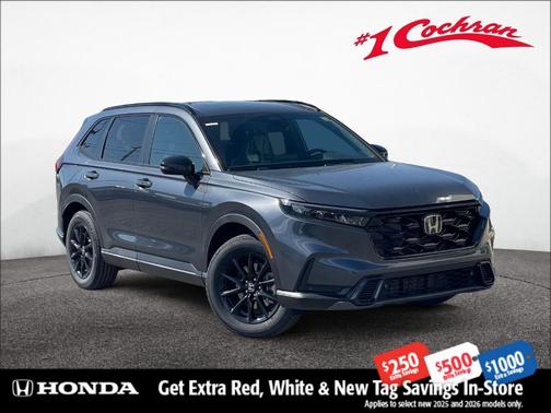 Meteorite Gray Metallic 2026 Honda CR-V Hybrid Sport-L