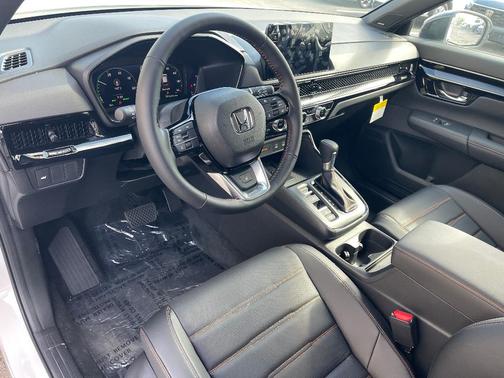 Platinum White Pearl 2026 Honda CR-V Hybrid Sport Touring