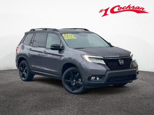 Modern Steel Metallic 2021 Honda Passport Elite