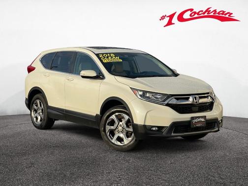 White Diamond Pearl 2018 Honda CR-V EX-L