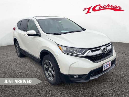 White Diamond Pearl 2018 Honda CR-V EX-L