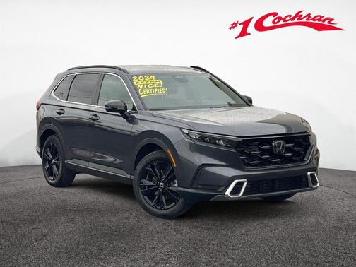 Meteorite Gray Metallic 2024 Honda CR-V Hybrid Sport Touring