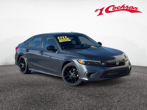Meteorite Gray Metallic 2023 Honda Civic Sport