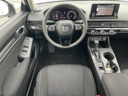 Platinum White Pearl 2023 Honda Civic LX