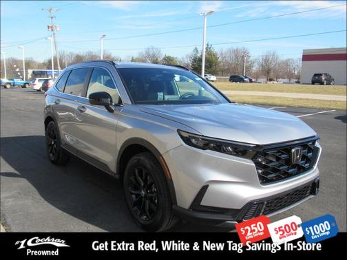 Lunar Silver Metallic 2024 Honda CR-V Hybrid Sport