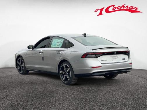 Solar Silver Metallic 2026 Honda Accord Hybrid Sport
