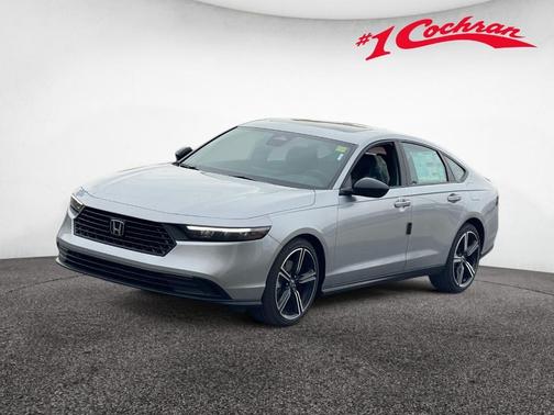 Solar Silver Metallic 2026 Honda Accord Hybrid Sport