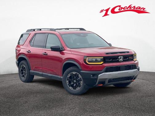 Radiant Red Metallic II 2026 Honda Passport TrailSport Elite