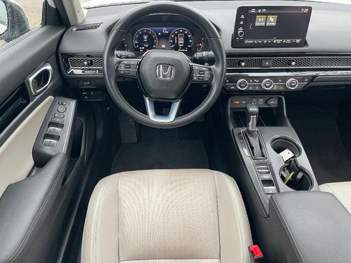 Platinum White Pearl 2024 Honda Civic Touring