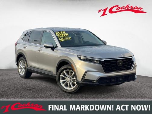 Lunar Silver Metallic 2024 Honda CR-V EX