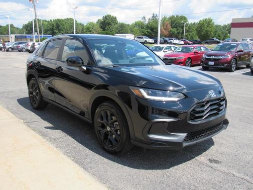 Crystal Black Pearl 2024 Honda HR-V Sport