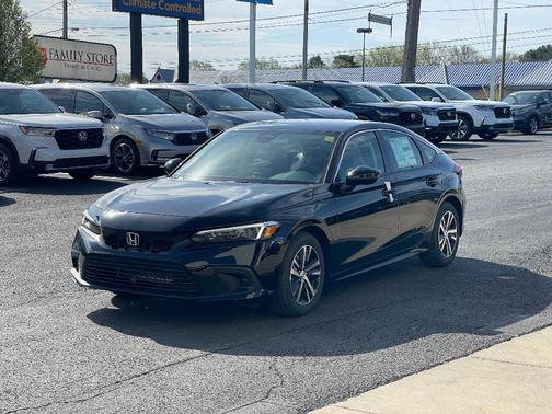 Crystal Black Pearl 2024 Honda Civic LX