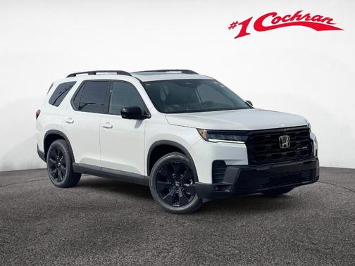 Platinum White Pearl 2026 Honda Pilot Black Edition