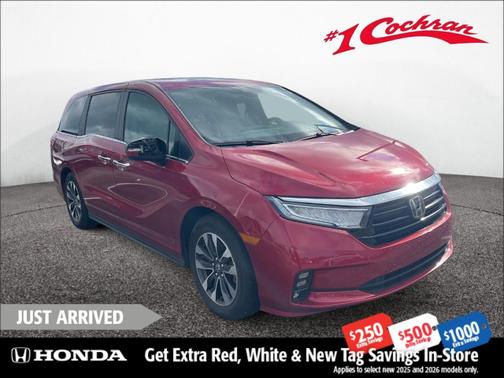 Radiant Red Metallic II 2024 Honda Odyssey EX-L